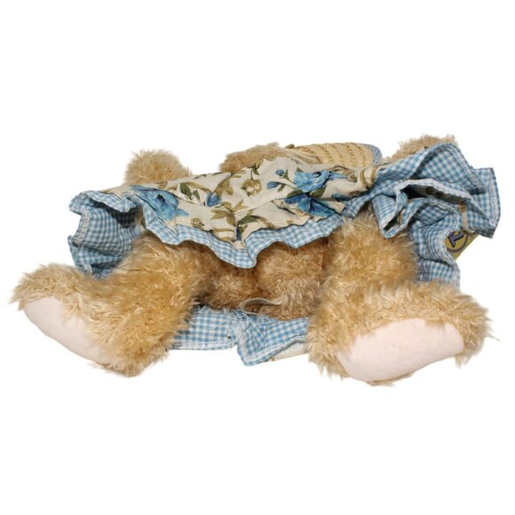 Ganz Petunia Plush Bunny Rabbit Easter Spring Dress Straw Hat Deadstock NEW - Picture 6 of 10